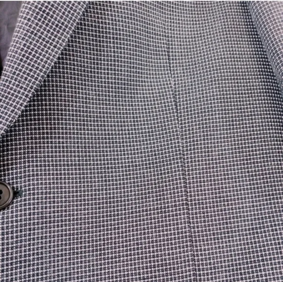 Armani Collezioni G Line 2 Button‎ Blazer Sport Coat Plaid Flap Pockets